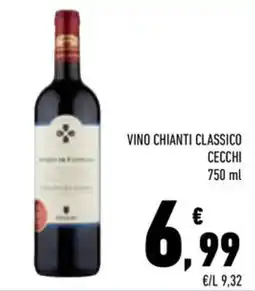 Conad City Vino Chianti Classico Cecchi offerta