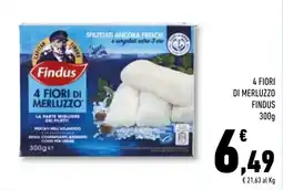 Conad Superstore 4 fiori di merluzzo findus offerta