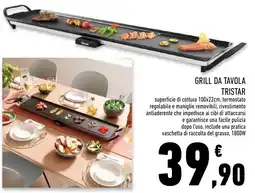 Conad Superstore Grill da tavola Tristar offerta