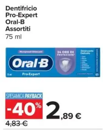 Carrefour Express Dentifricio Pro-Expert Oral-B offerta