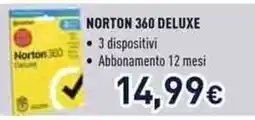 Unieuro Norton 360 Deluxe offerta