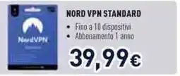 Unieuro NordVPN Standard offerta