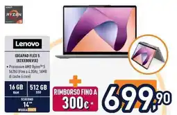 Unieuro Lenovo IDEAPAD FLEX 5 offerta