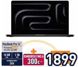 Unieuro MacBook Pro 14" offerta