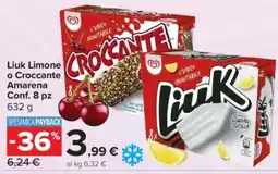 Carrefour Express Liuk Limone o Croccante Amarena offerta