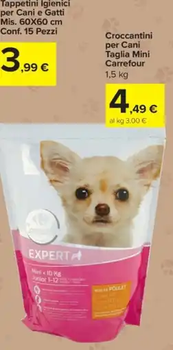 Carrefour Express Croccantini per Cani Taglia Mini Carrefour offerta