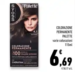 Conad Superstore Syoss Palette Colorazione Permanente offerta