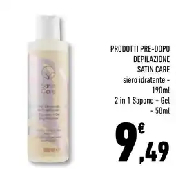 Conad Superstore Siero idratante Satin Care offerta