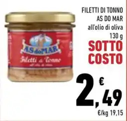 Conad City Filetti di tonno AS do MAR offerta
