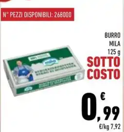 Conad City Burro Mila offerta