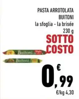 Conad City Pasta arrotolata Buitoni offerta