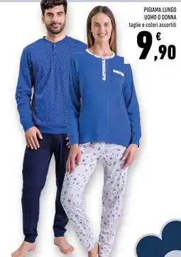 Conad Superstore Pigiama lungo uomo o donna offerta