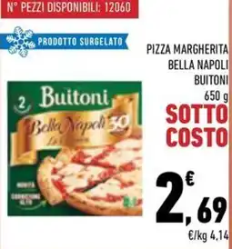 Conad City Pizza Margherita Bella Napoli Buitoni offerta