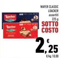 Conad City Wafer classic Loacker assortiti offerta