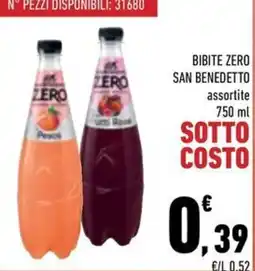Conad City Bibite zero San Benedetto offerta