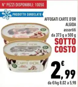 Conad City Affogati carte d'or algida offerta