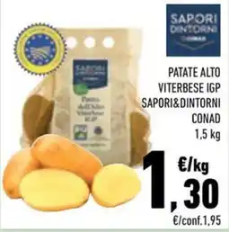 Conad City Patate Alto Viterbese IGP Sapori&Dintorni offerta