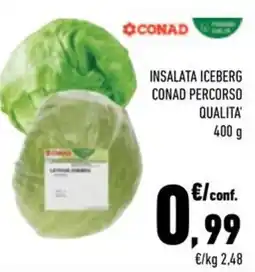 Conad City Insalata iceberg Conad percorso qualità offerta
