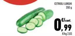 Conad City Cetrioli lunghi offerta