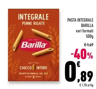 Pasta integrale Barilla