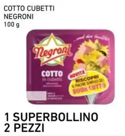 Conad City Cotto cubetti Negroni offerta