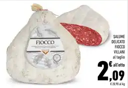 Conad Superstore Salume delicato fiocco villani offerta