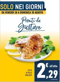 Conad Superstore Petto di pollo grigliato offerta