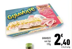 Conad Superstore Giravolte croccante panatura con farro prosciutto cotto mozzarella filante offerta