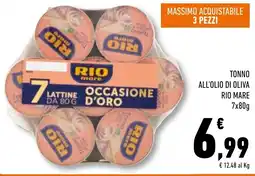 Conad Superstore Tonno all'olio di oliva Rio Mare offerta
