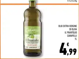 Conad Superstore Olio extra vergine di oliva Il Frantolio Carapelli offerta
