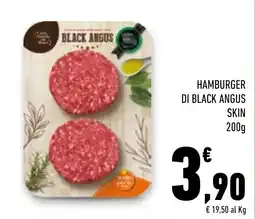 Conad Superstore Hamburger di Black Angus Skin offerta