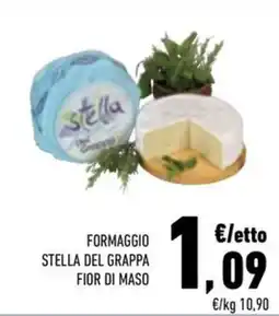 Conad City Formaggio Stella del Grappa Fior di Maso offerta