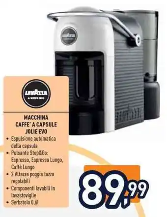 Lavazza macchina caffè a capsule Jolie Evo