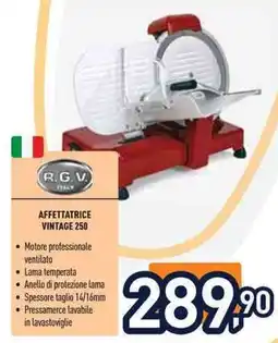Unieuro Affettatrice Vintage 250 R.G.V. offerta