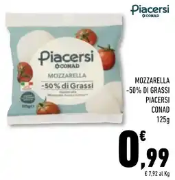 Conad Superstore Mozzarella Piacersi offerta