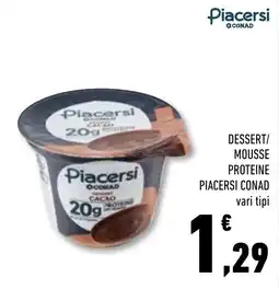 Conad Superstore Piacersi dessert cacao offerta