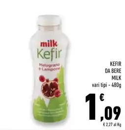 Conad Superstore milk Kefir Melograno e Lampone offerta