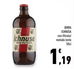 Conad Superstore Birra Ichnusa non filtrata offerta