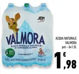 Conad Superstore Acqua minerale naturale Valmora offerta