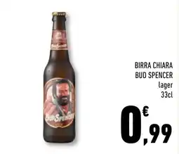 Conad Superstore Birra chiara Bud Spencer offerta