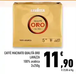 Conad Superstore Caffè macinato qualità oro Lavazza offerta