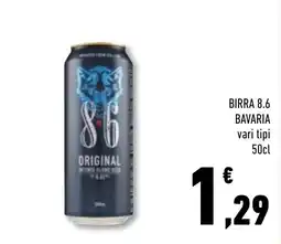 Conad Superstore Birra 8.6 Bavaria offerta