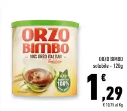Conad Superstore Orzo Bimbo solubile offerta