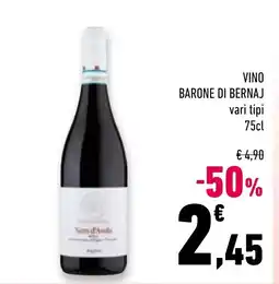 Conad Superstore Barone di Bernaj Nero d'Avola offerta
