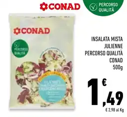 Conad Superstore Insalata mista julienne percorso qualità conad offerta