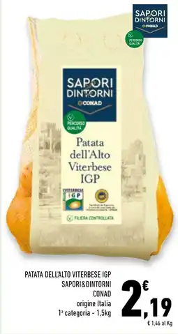 Conad Superstore Patata dell'Alto Viterbese IGP Sapor&dintorni Conad offerta