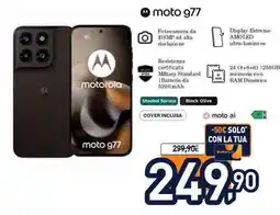 Unieuro moto g77 offerta