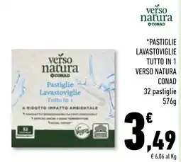 Conad Superstore Pastiglie Lavastoviglie Tutto in 1 Verso Natura offerta