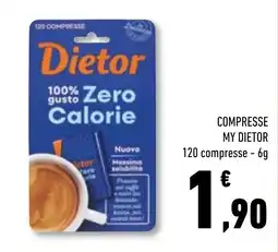 Conad Superstore Dietor 100% Zero Calorie offerta