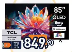 Unieuro TCL SMART TV 4K QLED 85T6C offerta
